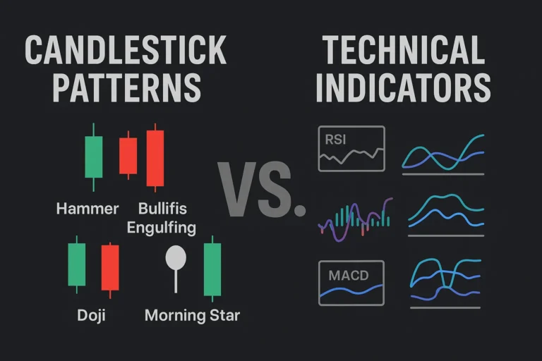 candlestick vs indicators