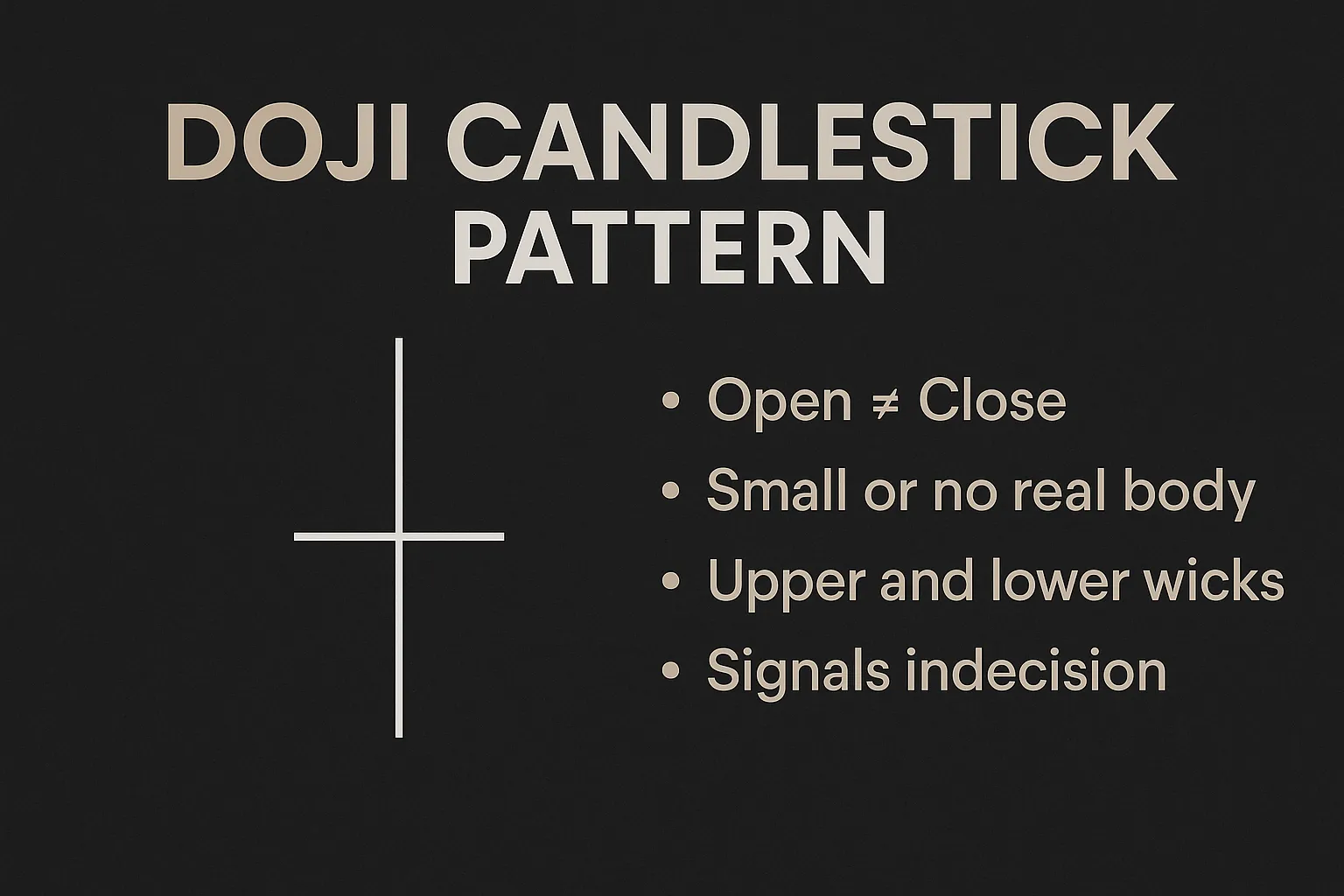 doji candlestick pattern